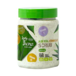Lady Diana Herbal Collection Aloe Vera Scrub with Vitamin E & B5 - Image 1