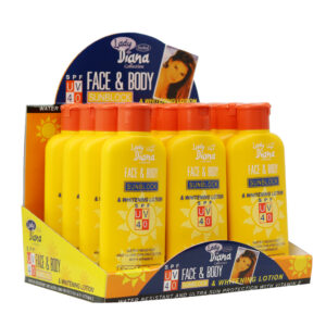 Lady Diana Face & Body Sunblock & Whitening Lotion SPF UV 40 - Image 1