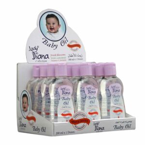 Lady Diana Baby Oil Enriched with Vitamin-E Formula 200ml - Image 2