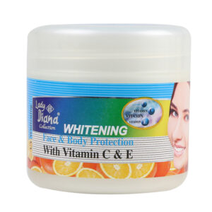 Lady Diana Face & Body Whitening Cream with Vitamin C & E 300Ml - Image 2