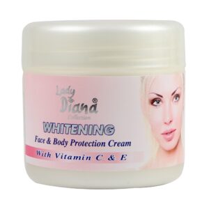 Lady Diana Whitening Face & Body Cream with Vitamin C & E 300Ml - Image 2