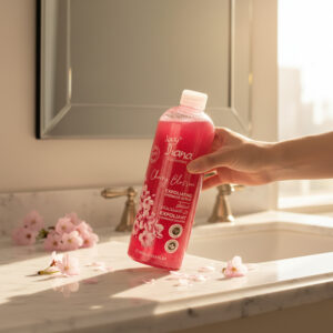 Lady Diana Cherry Blossom Exfoliating Shower Scrub 1000ml - Image 3